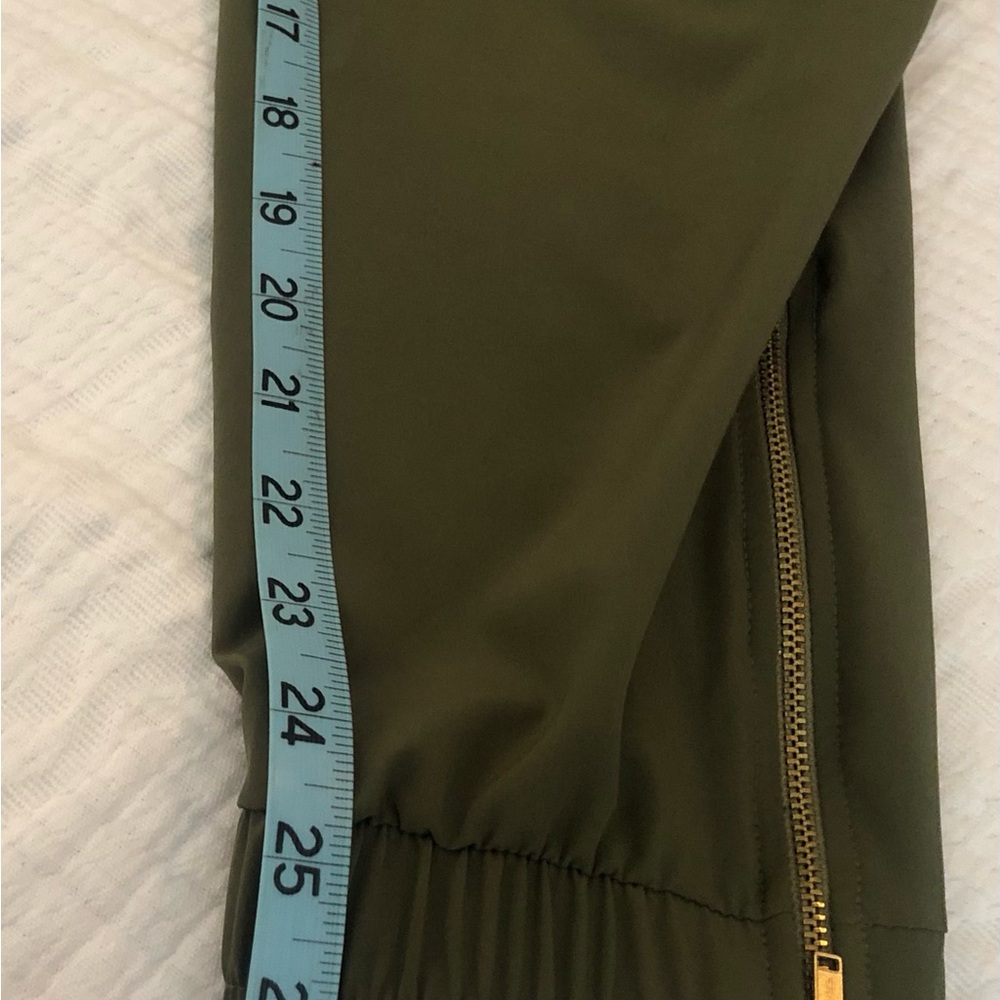 Albion Fit Olive Green Women's Drawstring Jumpsuit - Picture 13 of 14